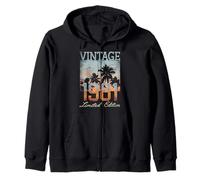 Vintage 1981 Limited Edition 45th Birthday 45 Year Old Gifts Sudadera con Capucha