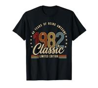 Vintage 1982 44th Birthday 44 yr Classic Limited Edition Men Camiseta