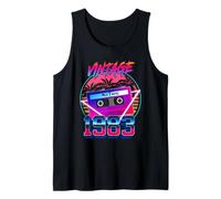 Vintage 1983 43 Years Old Retro 80s 43rd Birthday Camiseta sin Mangas