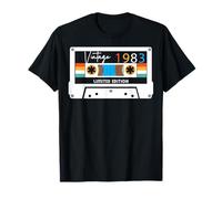 Vintage 1983 Original Parts Cassette 80s 90s Retro Party Camiseta