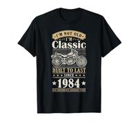 Vintage 1984 Birthday Classic Biker For Legends Born In 1984 Camiseta
