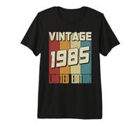 Vintage 1985 Edición Limitada Retro 41 Yo Hombres 41 Cumpleaños Camiseta Premium