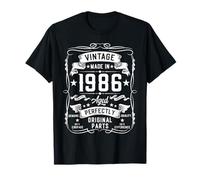 Vintage 1986 39 Years Old Gifts for Men 39yr 39th Birthday Camiseta