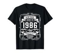 Vintage 1986 39yr 39th Birthday Gifts for Men 39 Years Old Camiseta