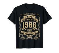 Vintage 1986 39yr 39th Birthday Gifts for Men 39 Years Old Camiseta