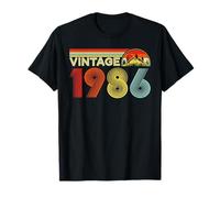 Vintage 1986 Classic Year 1986 Birth of Birthday Vintage Camiseta