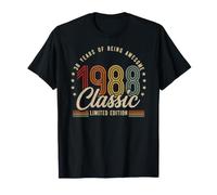Vintage 1988 38th Birthday 38 yr Classic Limited Edition Men Camiseta