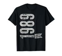 Vintage 1989 Edición Limitada Born In 1989 37th B-Day Retro Camiseta