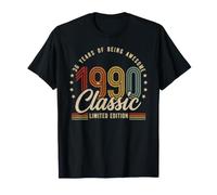 Vintage 1990 36th Birthday 36 yr Classic Limited Edition Men Camiseta