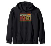 Vintage 1991 Classic 1991 Vintage Year Men Women Birthday Sudadera con Capucha