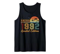 Vintage 1992 Limited Edition Classic 1992 Vintage Birthday Camiseta sin Mangas
