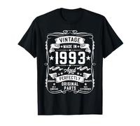Vintage 1993 32 Years Old Gifts for Men 32yr 32nd Birthday Camiseta