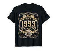 Vintage 1993 32yr 32nd Birthday Gifts for Men 32 Years Old Camiseta