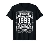Vintage 1993 32yr 32nd Birthday Gifts for Men 32 Years Old Camiseta