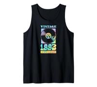 Vintage 1993 Año de nacimiento auténtico disco de vinilo cumpleaños Camiseta sin Mangas