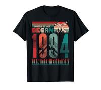 Vintage 1994 Where It All Began Retro Sunset August Birthday Camiseta