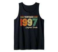 Vintage 1997 Original Parts Birthday 1997 Men Women Vintage Camiseta sin Mangas