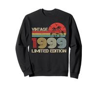 Vintage 1999 Limited Edition Retro Year Vintage Birthday Sudadera