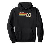 Vintage 2001 Limited Edition Birthday 2001 Men Women Vintage Sudadera con Capucha