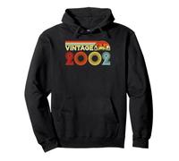 Vintage 2002 Classic Year 2002 Birth of Birthday Vintage Sudadera con Capucha