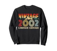 Vintage 2002 Limited Edition Retro Year Vintage Birthday Sudadera