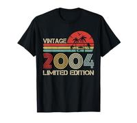 Vintage 2004 Limited Edition Retro Year Vintage Birthday Camiseta