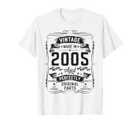Vintage 2005 21yr 21st Birthday Gifts for Men 21 Years Old Camiseta