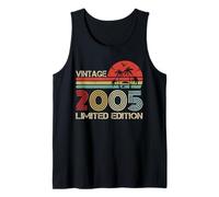 Vintage 2005 Limited Edition Retro Year Vintage Birthday Camiseta sin Mangas