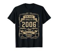 Vintage 2006 19yr 19th Birthday Gifts for Men 19 Years Old Camiseta