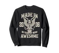 Vintage 2006 20th Birthday 20 Years of Being Awesome Sudadera