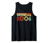 Vintage 2006 Classic Year 2006 Birth of Birthday Vintage Camiseta sin Mangas