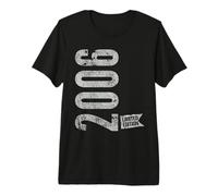 Vintage 2006 Edición Limitada Born In 2006 20th B-Day Retro Camiseta Premium