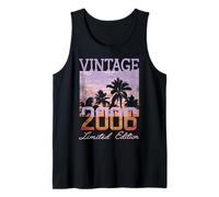 Vintage 2006 Limited Edition 20th Birthday 20 Year Old Gifts Camiseta sin Mangas