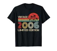 Vintage 2006 Limited Edition Retro Year Vintage Birthday Camiseta