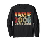 Vintage 2006 Limited Edition Retro Year Vintage Birthday Manga Larga