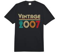 Vintage 2007 Retro 19 Years Old Boys and Girls 19th Birthday Comfort Colors Adult Heavyweight T-Shirt