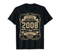 Vintage 2008 18yr 18th Birthday Gifts for Men 18 Years Old Camiseta