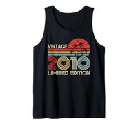 Vintage 2010 Limited Edition Retro Year Vintage Birthday Camiseta sin Mangas