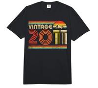 Vintage 2011 15th Birthday 15 Years Old Men Women Vintage Comfort Colors Adult Heavyweight T-Shirt