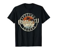 Vintage 2011 15yr 15th Birthday Gifts For Boys 15 Years Old Camiseta