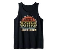 Vintage 2012 Limited Edition 14-Year-Old 14th Birthday Camiseta sin Mangas