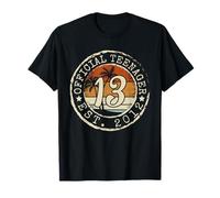 Vintage 2012 Official Teenager 13th Birthday Gifts 13 Yr Old Camiseta