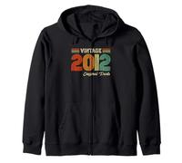 Vintage 2012 Original Parts Birthday 2012 Men Women Vintage Sudadera con Capucha
