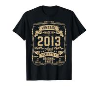 Vintage 2013 12 Year Old Gifts Boys Girls 12yr 12th Birthday Camiseta