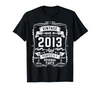 Vintage 2013 13yr 13th Birthday Gifts for Boys 13 Years Old Camiseta