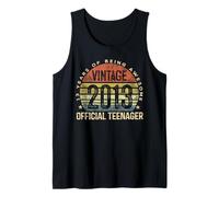 Vintage 2013 Official Teenager 13-Year-Old 13th Birthday Camiseta sin Mangas