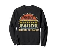 Vintage 2013 Official Teenager 13-Year-Old 13th Birthday Sudadera