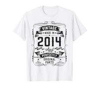 Vintage 2014 12yr 12th Birthday Gifts Boys Girls 12 Year Old Camiseta