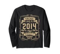 Vintage 2014 12yr 12th Birthday Gifts Boys Girls 12 Year Old Manga Larga