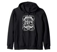 Vintage 2014 12yr 12th Birthday Gifts Boys Girls 12 Year Old Sudadera con Capucha